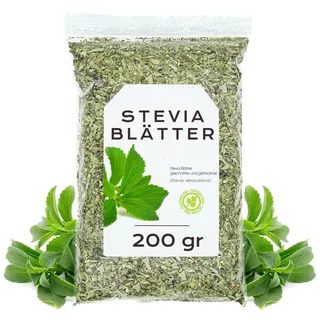 Stevia Blätter 200gr - Stevia Getrocknet - Stevia Blätter Tee - Stevia - Stev...