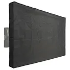 Outdoor-TV-Abdeckung, für Geräte mit 55" - 58", wetterfest, schwarz