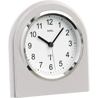 Funktischuhr AMS "F5198", silber (silberfarben), Tischuhren