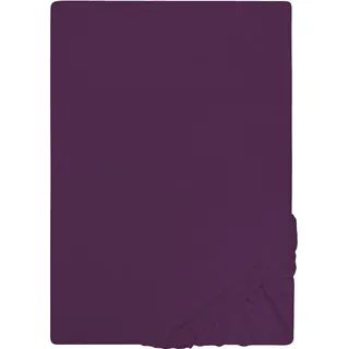 Jersey 140 x 200 - 160 x 200 cm dunkelviolett
