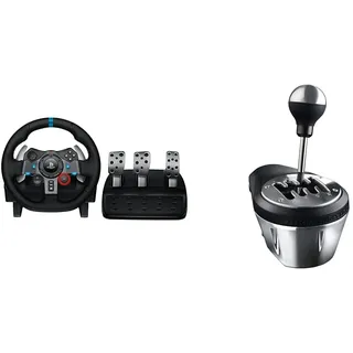 Logitech G G29 Driving & Thrustmaster TH8A Shifter – Realistische High-End-Gangschaltung