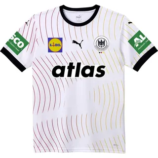 Puma DHB Home Junior Ss25 with, sponsor Kinder weiß - 116