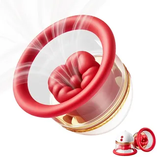 Sexspielzeug für Frauen Klitorisvibrator Mit 9 Leckmodi and 9 Vibrationsmodus Bruststimulatoren Sex Toy Lecken für Klitoris Brustwarze Stimulator für Sie Sex Spielzeug für Paare Frau