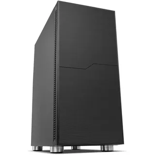 Nox Hummer Void Midi Tower (ATX, mATX, Mini-ITX), PC Gehäuse, Schwarz