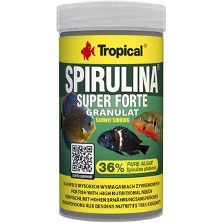 Tropical Fischfutter-Granulate Super Spirulina Forte 36 % Granulat 100 ml