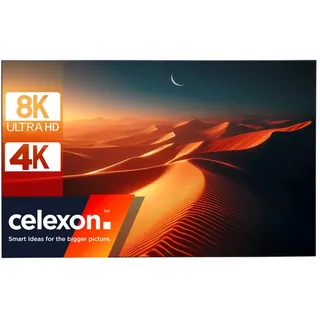 celexon HomeCinema BrightOnyx Fresnel ALR/CLR Ultrakurzdistanz-Rahmen-Leinwand 100" | 221,4x124,5 cm 16:9 | Flache Heimkino-Projektions-Leinwand | ausschließlich NUR für Ultrakurzdistanz-Beamer!