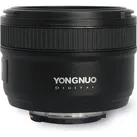 Yongnuo 35mm f/2 Nikon F (Nikon F, Vollformat), Objektiv, Schwarz