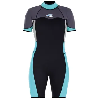 F2 Damen Neopren Anzug Gipsy - Shorty 3/2 mm XS Türkis 2024/25