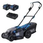 Scheppach IXES 20V Akku-Rasenmäher BC-MP430-X Set XL2  (20 V, 2 Akkus, 4 Ah, Schnittbreite: 430 mm)