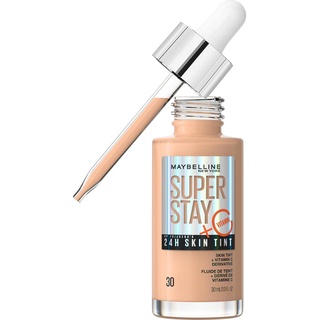 Maybelline New York Foundation, Langanhaltendes Make-Up mit Vitamin C, Vegane Formel, Super Stay Skin Tint,