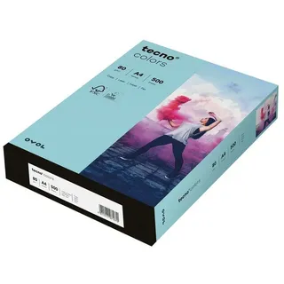 A4 80 g/m2 500 Blatt mittelblau