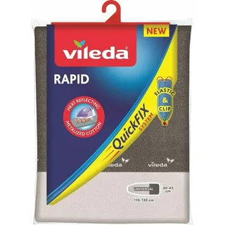 Vileda Rapid Bügeltischbezug Viva Express für schnelleres Bügeln, & optimiertes Gleiten