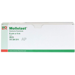 MOLLELAST Binden 6 cmx4 m weiß 20 St