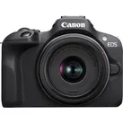 Canon EOS R100 Kit (18 - 45 mm, 24.10 Mpx, APS-C / DX), Kamera, Schwarz