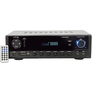 Lotronic LTC ATM6500BT HI-FI STEREO VERSTÄRKER 2x50W MIT BLUETOOTH & KARAOKE SURROUND SOUND TV STEREO EVENT MUSIK BESCHALLUNGSANLAGE