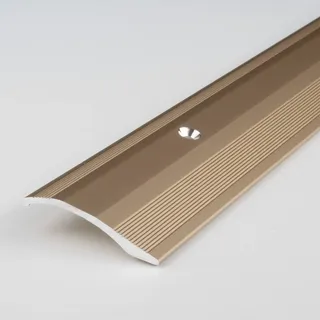 PROVISTON Bergangs- | Ausgleichsprofil Aluminium 40 x 5 x 1000 mm Bronze Hell Bodenprofil Metallprofil Übergangsschiene | Proviston