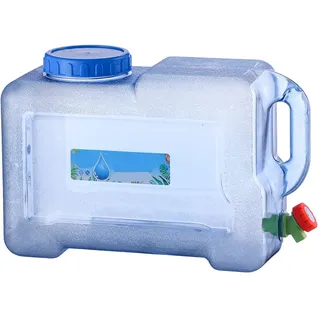 Wasserkanister camping Wasserkanister 18L Mit Wasserhahn Behandeln Wasserspeicher Quartett, Outdoor-Wasserspeicher, Für Fahrzeuge, Auto, Mineralische Lebensmittel, Camping, Catering, (Size:Dreiteilig)