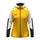 Kapuzenjacke gelb/weiß/schwarz L
