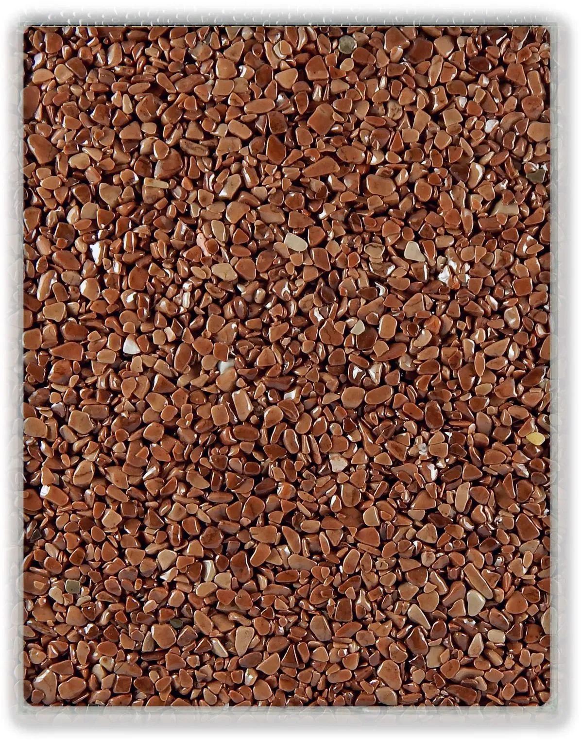 Terralith Farbmuster Marmorsteinteppich -bruno-, Körnung: mittel (4-6 mm)