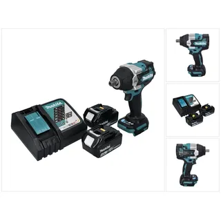 DTW 701 RM Akku Schlagschrauber 18 V 700 Nm 1/2" XPT Brushless + 2x Akku 4,0 Ah + Ladegerät