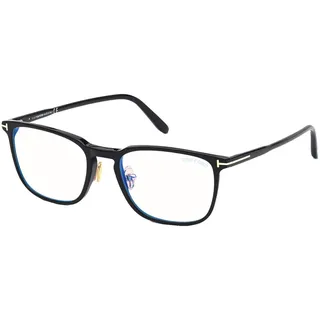 Tom Ford FT5699-B 001 57 Brille Brillenfassung Brillengestell Schwarz Blaufilter