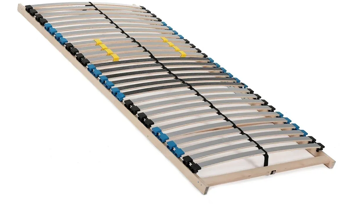 Sleepneo Lattenrost 120x200 cm - 28 Latten 7-Zonen Lattenrost Traglast ca. 140 Kg Birkenschichtholz Selbstmontage Made in Germany