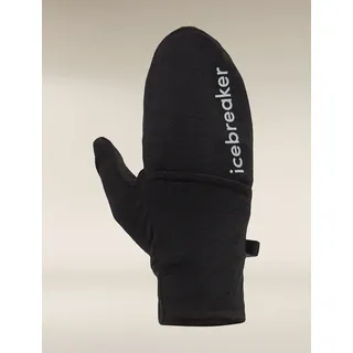 Icebreaker Merino Sierra Convertible Mitten Handschuhe Unisex Schwarz-M