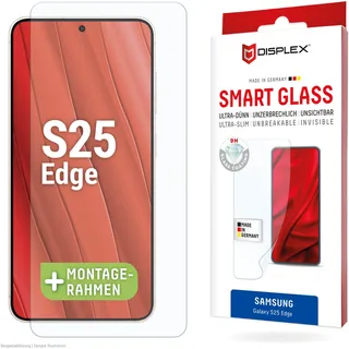 Displex Smart Glass für Samsung Galaxy S25 Edge transparent
