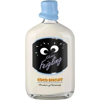 Kleiner Feigling Coco Biscuit (1 x 500ml) – Feinster Vodka mit tropischem Kokosgeschmack – Der kultige Party Schnaps für jede Feier – Frech, fruchtiger Shot – 15 % Vol.