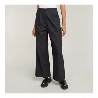 G-Star für Damen. D25315-D722-9119 Holiday Hose mit weitem Bein schwarz (26), Lässig, Baumwolle