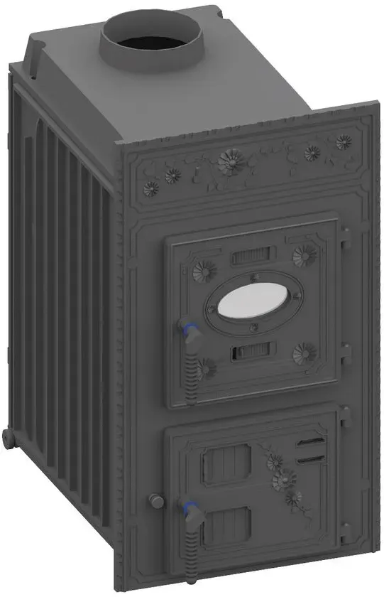 Schmid Olsberg Heizeinsatz JU11 Souffle Holz, 11kW, mit Innenauskleidung Schamotte-Paket 21/5171-0000