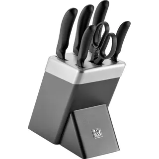 Zwilling Messerblock »Style« 7 Stk. selbstschärfend, KiS Technologie, Eisgehärtete FRIODUR Klingen grau