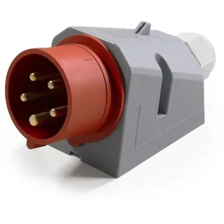 McPower CEE-Stecker McPower, Wandmontage, IP44, 415V, 16A, 5-polig, IP44