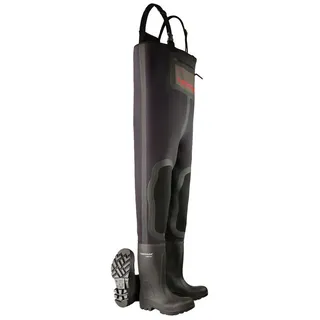 Dunlop_Workwear LJ2HD43.CW Purofort FieldPro Neoprene Wathose S5 Gummistiefel schwarz 41 EU