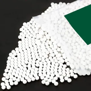 THE REPLICANT Airsoft-Verbrauchsmaterial - Beutel 1000 Weiße Murmeln 6mm/0,20gr. - Hohe Qualität