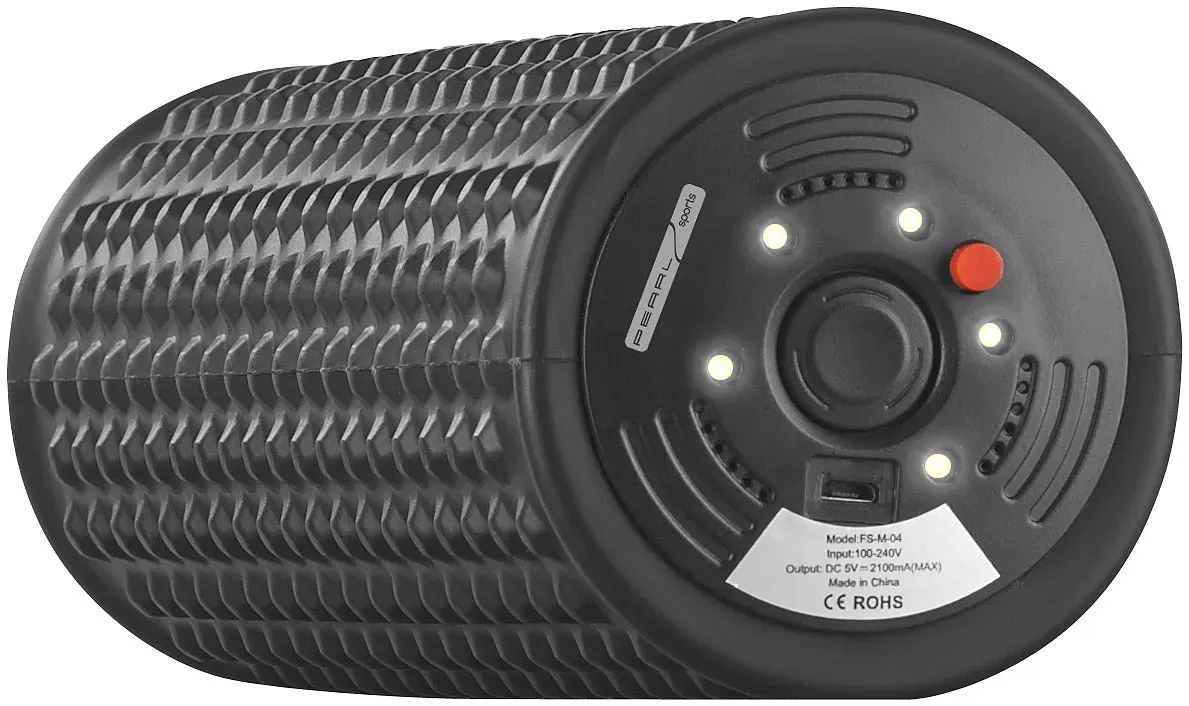 Elektrische Faszienrolle mit 5-stufiger Vibration und Akku, Ø 85 mm