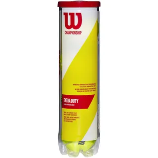Wilson Tennisbälle Championship 4er, Yellow, 6.5