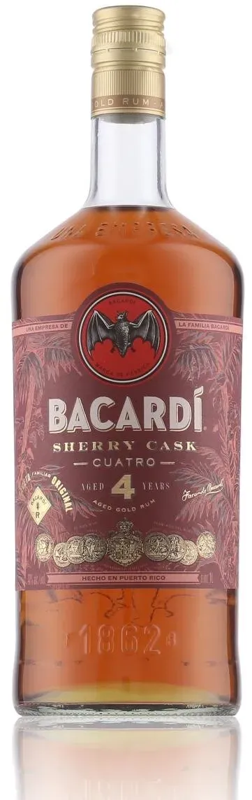 Bacardi 4 Years Sherry Cask Rum 40% Vol. 1l