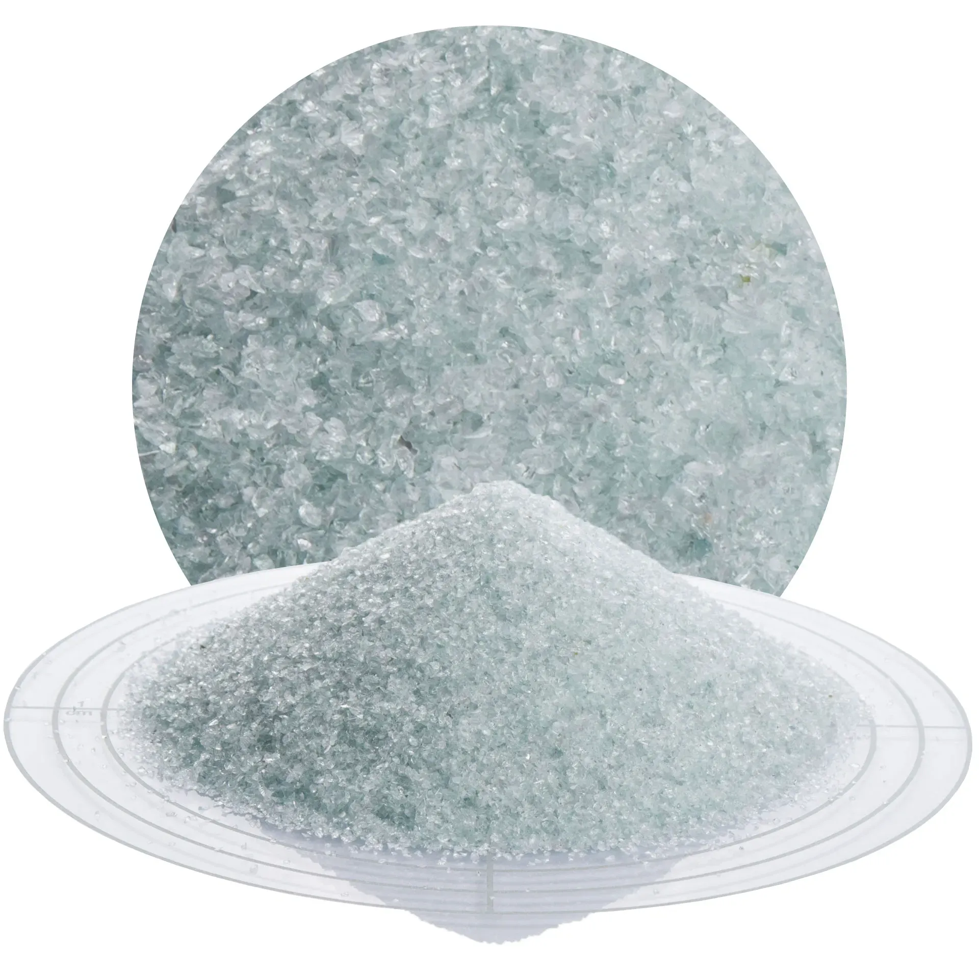 Glasgranulat Strahlmittel 300-800 μm - 25 kg Sack