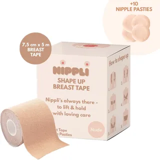 nippli Shape Up Breast Tape Nude