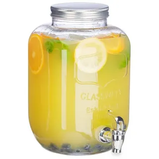 Relaxdays Getränkespender 5,0 l, 1 St.