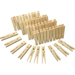 BÜRSTENMANN Wäscheklammern, Holz
