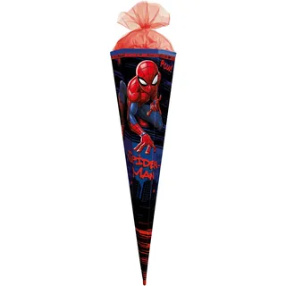 ROTH Schultüte groß Marvel Spiderman 85 cm, Spezialborte, in Rot | Gr.: onesize