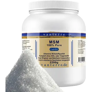 v a n t e r r e - Balchem OptiMSMTM* Das reinste, sicherste und qualitativ beständigste MSM der Welt - 2200g Pure OptiMSM®