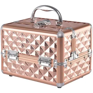 Goplus - Kosmetikkoffer, Beauty Case, Schminkkoffer, Make up Box, Friseurkoffer, Kosmetikkoffer Reise, Multikoffer, Etagenkoffer, Werkzeugkoffer für