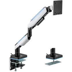LogiLink BP0162 (Tisch, 49", 20 kg), Monitor Halterung, Schwarz, Weiss