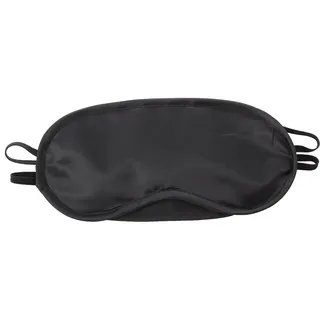 YUMIN Schlafmaske Schlafbrille Augenmaske Augenbinde Schwarz Nylon 18,5x9cm Mode