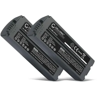 CELLONIC 2X Akku kompatibel mit Canon Selphy CP1500, CP1300, CP1200, CP1000, CP910, CP900, CP810, CP800, CP780, CP510 22.2V 2000mAh