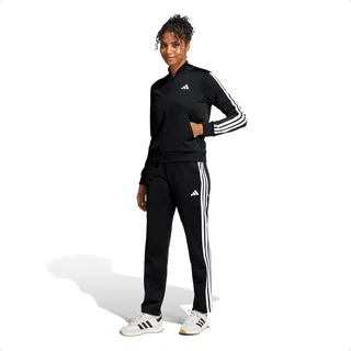 adidas Essentials 3-Streifen Trainingsanzug Damen Black L