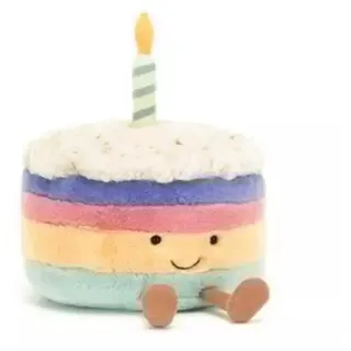 Amuseables Rainbow Birthday Cake Plüschtier für Kinder Geschenke von Jellycat